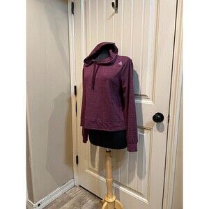 Women's Reebok Jogging Hoodie Maroon size Large